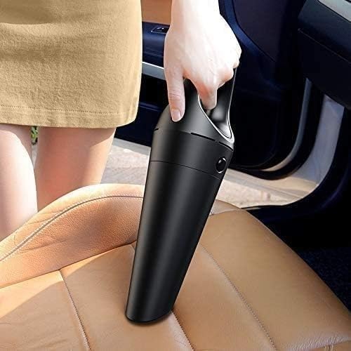 Portable Handheld Vacuum, Hand Vacuum Cordless with Powerful Cyclonic Suction, USB Rechargeable,Car Home Wireless Hand-held Vacuum Cleaner(White)