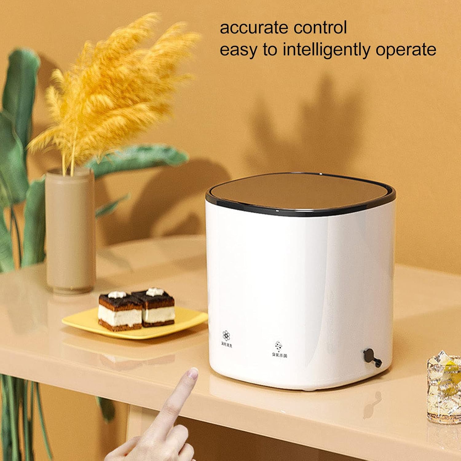 Pssopp Portable ABS 4.5L 2000mA 24W 12V Blue Light Household Portable Washer, Mini Washing Machine for T Shirts Underwear Socks, US Plug 100-240V, Efficient