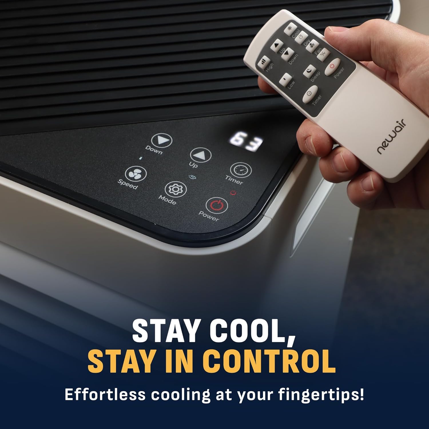 Newair 10,000 BTU Portable Air Conditioner (6,000 BTU DOE), Compact AC Design with Easy Setup Window Venting Kit, Self-Evaporative System, Quiet Operation, Dehumidifying Mode with Remote and Timer