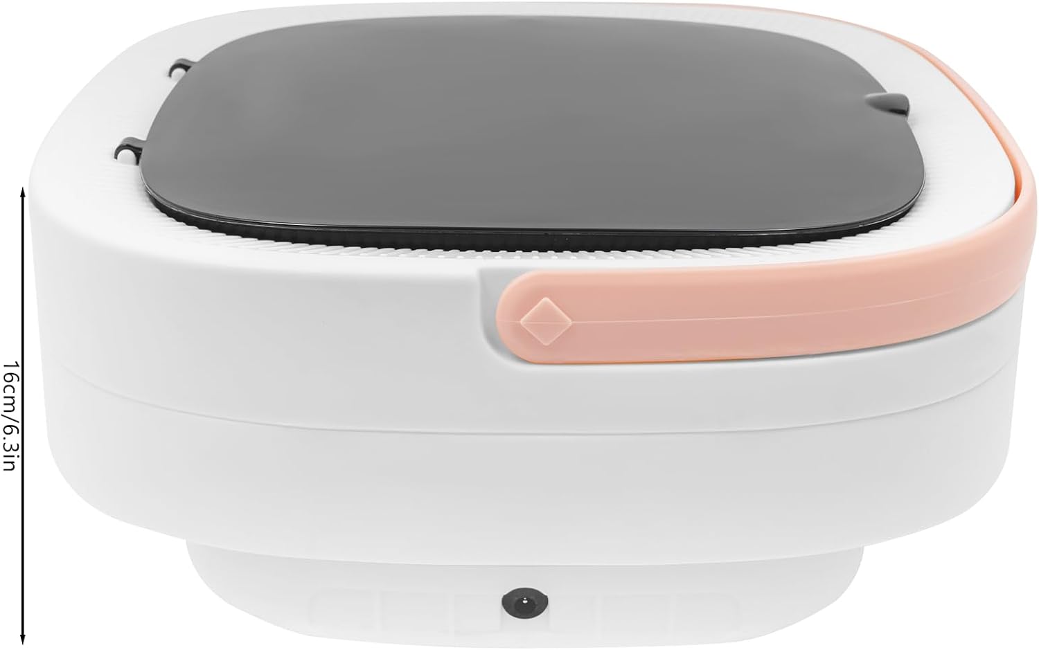 Mini Foldable Washing Machine, 12L Large Capacity Laundry Washer Cleaning for Underwear,Shirts,Small Delicates for Apartment,Hotel,Camp,RV,Travel (Pink)