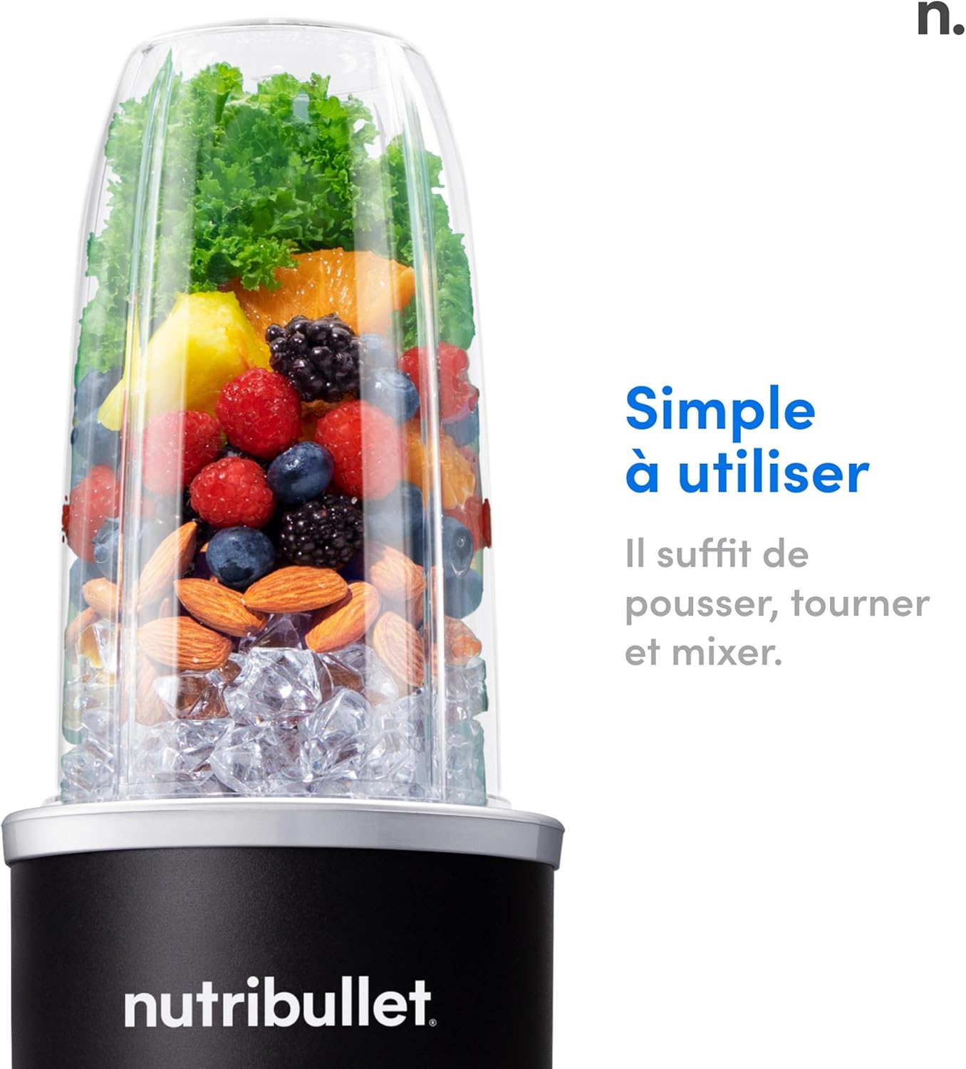 nutribullet Pro+ 1200 Watt Personal Blender with Pulse Function SKU – Black