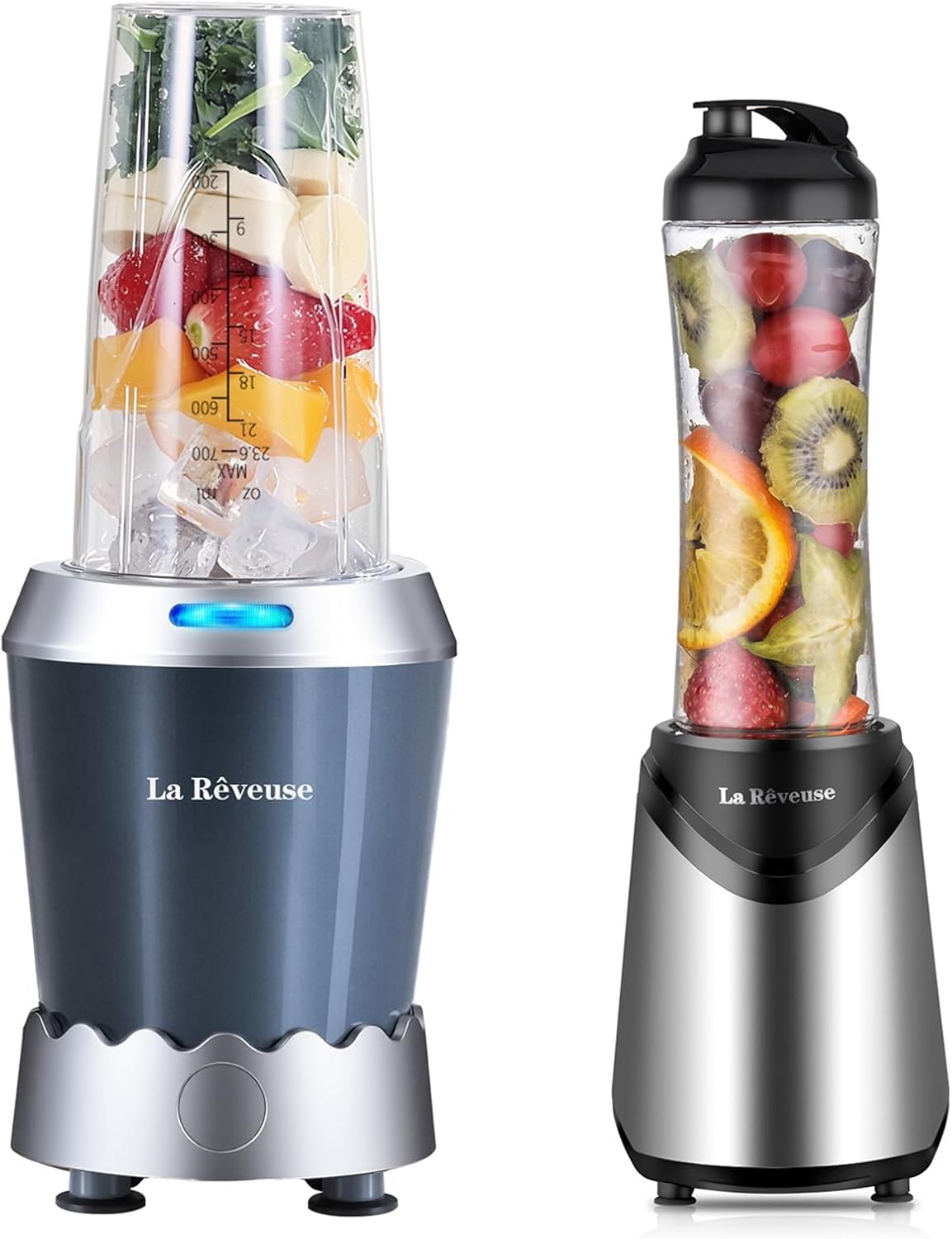 La Revese 1000W Smoothie Blender Pro + La Reveuse 300W Personal Size Blender