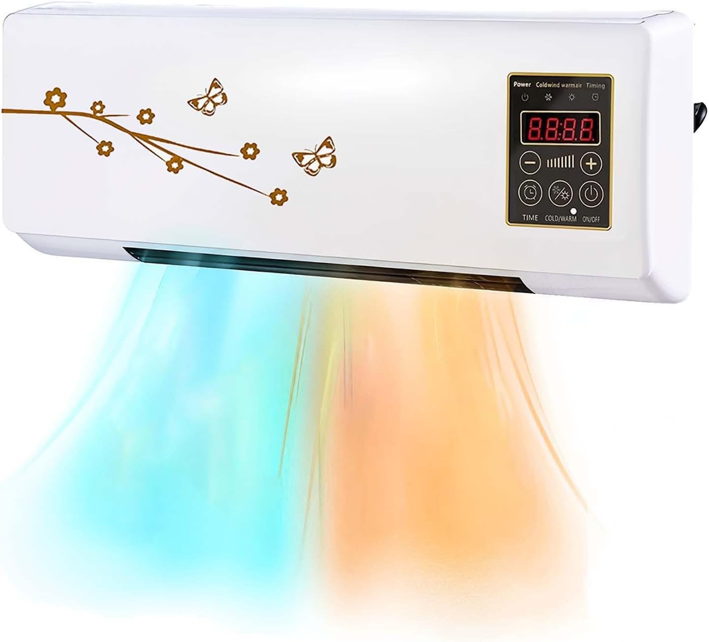 2025 Upgrade Air Conditioner, Portable Air Conditioner Split Max, Wall Mounted Air Conditioners, US Plug 110V, Quiet Operation for Home, Office(Brown)