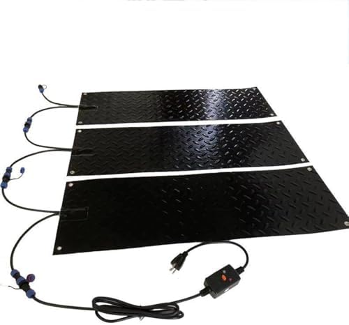 Heated Snow Melting Mats for Walkways, Non-Slip Outdoor Entrance Mat, 10x30 Inch, 6ft Cord, Melts Snow 3