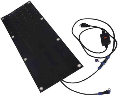 Snow Melting Mat, Heated Walkway Mat,Snow and Ice Melting Mat, PVC Heated Mat Slip-Proof, Ideal Outdoor Snow Mat, 1Pcs