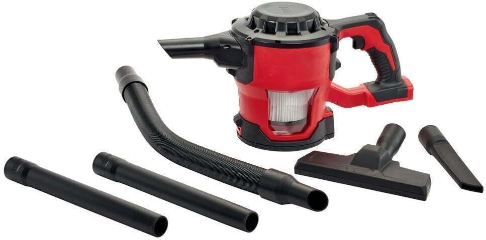 Compatible with Milwaukee 0882-20 M18 18V Lithium-ion Cordless Compact Vacuum - Bare Tool，Removable HEPA Filter, Red,black