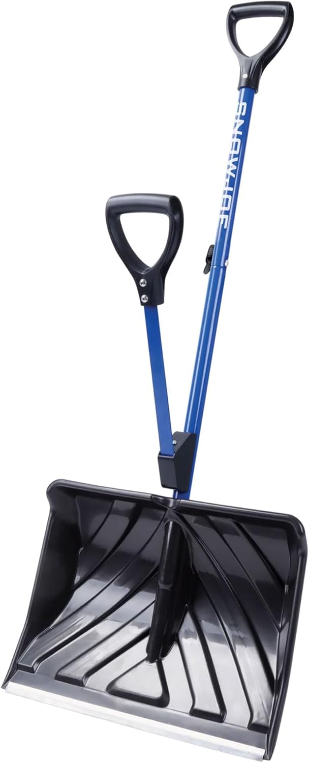 Snow Joe 2 Pack Shovelution Snow Shovel with 20 Inch Shovel Blade and Assist Handle