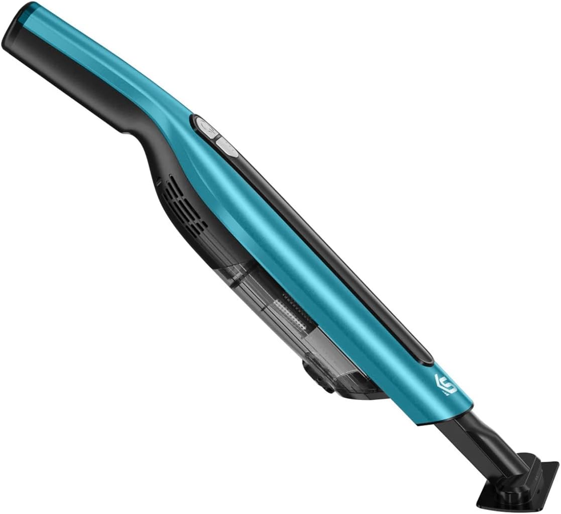 K&S Könner&Söhnen Car Vacuum Cleaner - 16000 Pa 120W Portable Powerful Handheld Mini Vacuum Cleaner – Lightweight, LED Light, Accessories for Car, RV, Boat, Travel