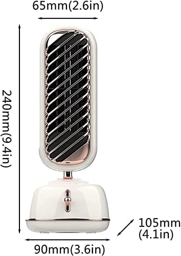 Portable Air Conditioner Fan,3 Speed Personal Evaporative Air Cooler - USB Quiet Air Humidifier, for Desk, Office, Bedroom (Color : Pink)