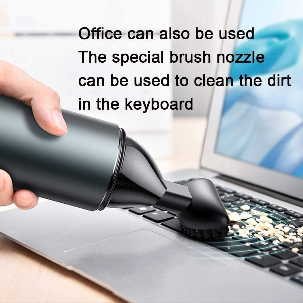 Handheld Vacuum, Car Vacuum 35W, 5kpa Powerful Suction Hand Vacuum Cleaner,Quickly Recharge Portable Mini Vacuum (Size : 20CM)