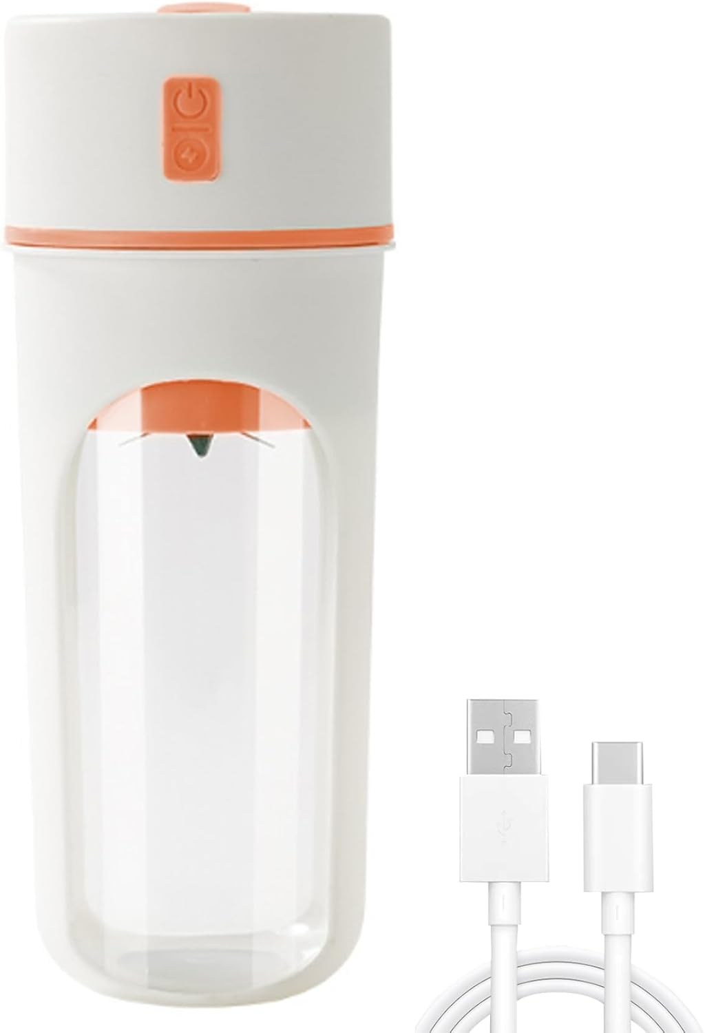 Portable Blender, 480ml Portable Juicer Blender with 6-Blade Head, Cup for Shakes and, USB for Office, Gym, Kitchen, Travel Mini Blenders