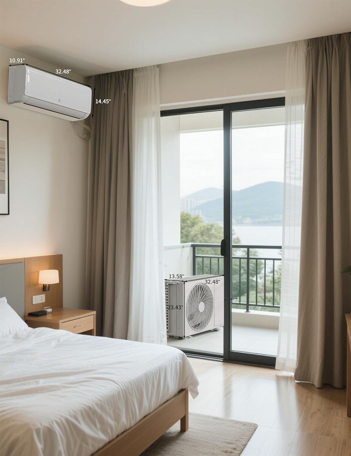 GarveeHome Fast Cooling, Inverter Technology, 18000 BTU Mini Split Air Conditioner Ultra Quiet Operation, Smart Control, and Washable Air Filter for Optimal Comfort