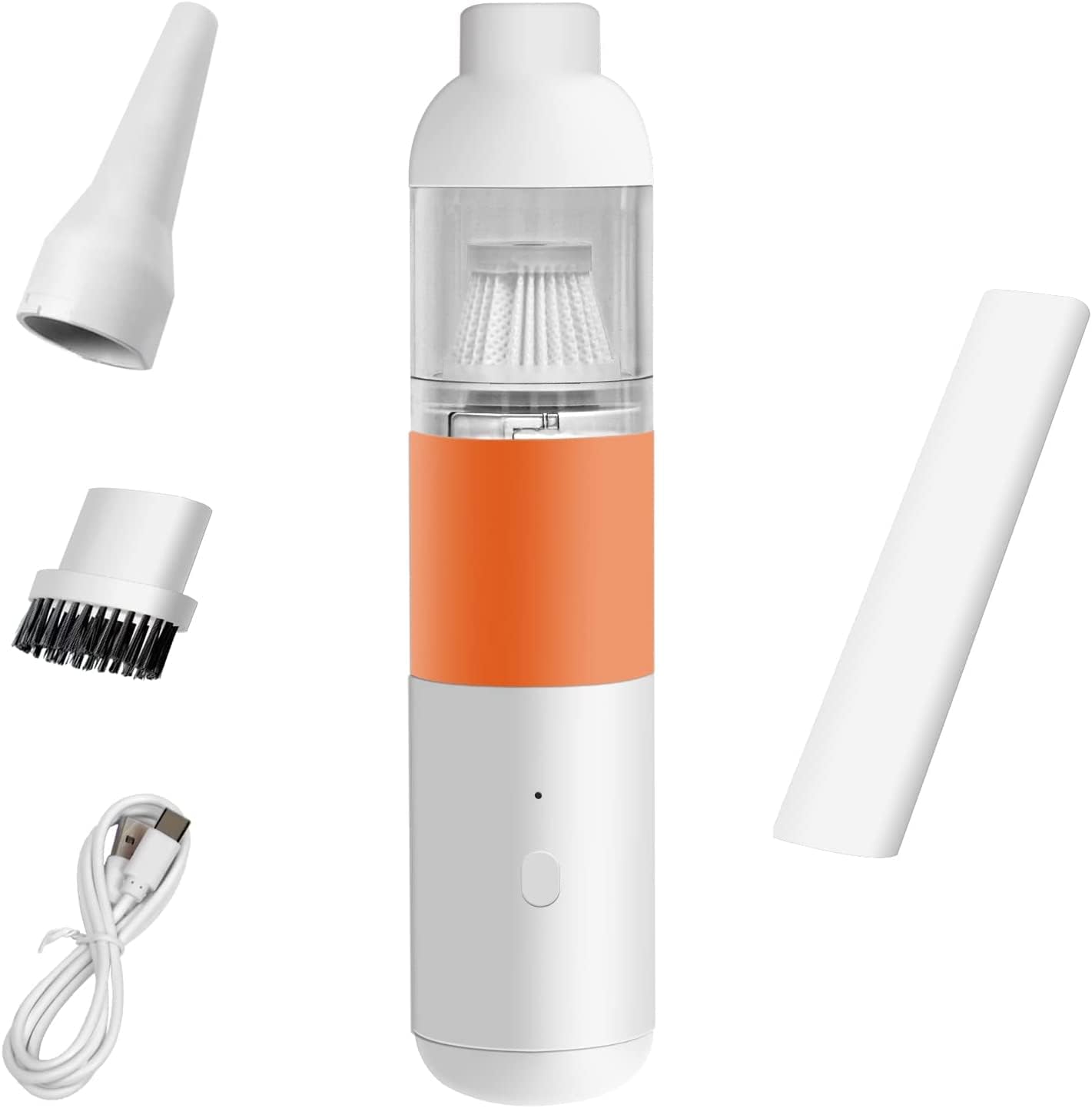 Small Fashion Handheld Vacuum Cordless, 2-Speed Powerful Portable Handheld Vacuum Cleaner for car, Home & Office Pets Hair Cat Litter Cleaning