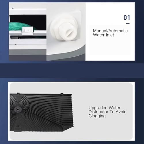 Portable Evaporative Cooler, Swamp Cooler with 3 Speeds and Extra Large Water Tank, Portable Air Conditioners for Office Room