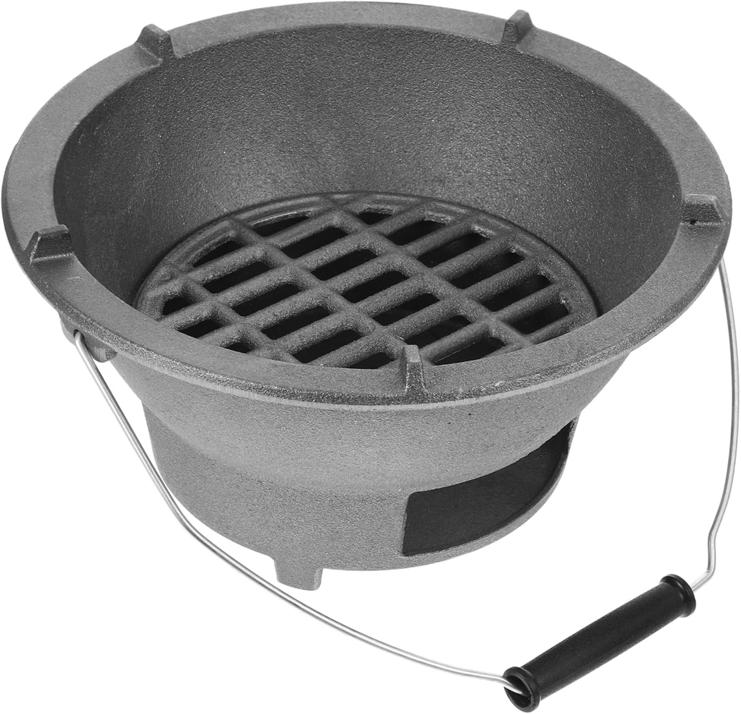 Heating Stove Cast Iron Grill Pan Grill for Stove Griddle Versatile Bbq Portable Mini