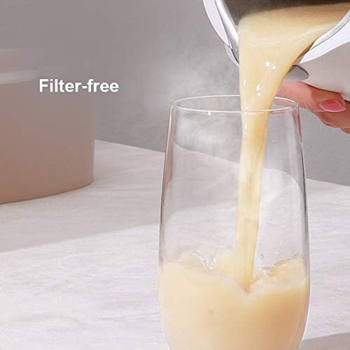 Mini Automatic Soymilk Maker Machine Multi-Function Electric Juicer Blender Kitchen Stainless Steel Cooking Cup Filter-Free(D)