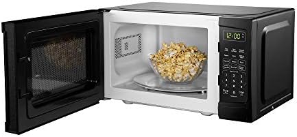 Danby DBMW1120BBB 1.1 Cu.Ft. Countertop Microwave In Black - 1000 Watts, Family Size Microwave With Push Button Door