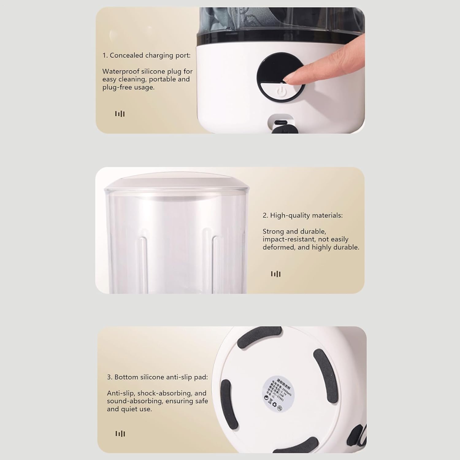 Compact Portable Washer - Cordless Mini Machine, 2-Mode Cleaning with USB Rechargeable, Space Saving with Powerful Motor, Travel Laundry Device, Mini Washer for Small Loads