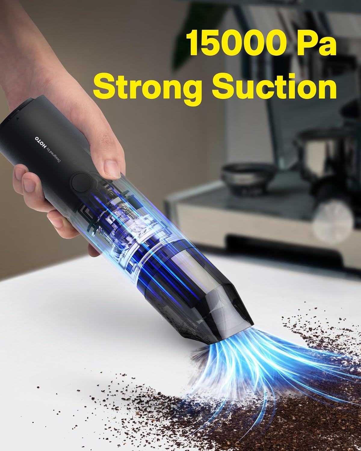 HOTO Handheld Vacuum Cleaner Cordless & Mini Bike Tire Pump