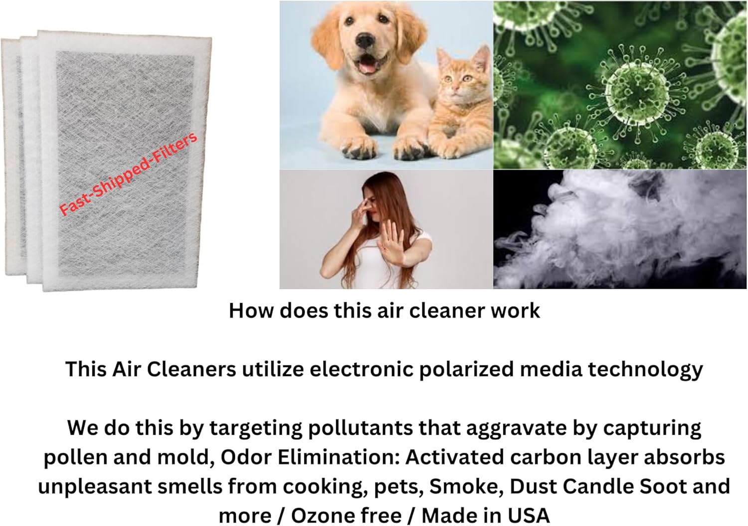 Fast-Shipped- Filters 8-20x25 Tolaline CG 1000 Star Series Replacement Filters (4 Filter Changes) Actual Filter Size is 18 1/4 x 22 1/4