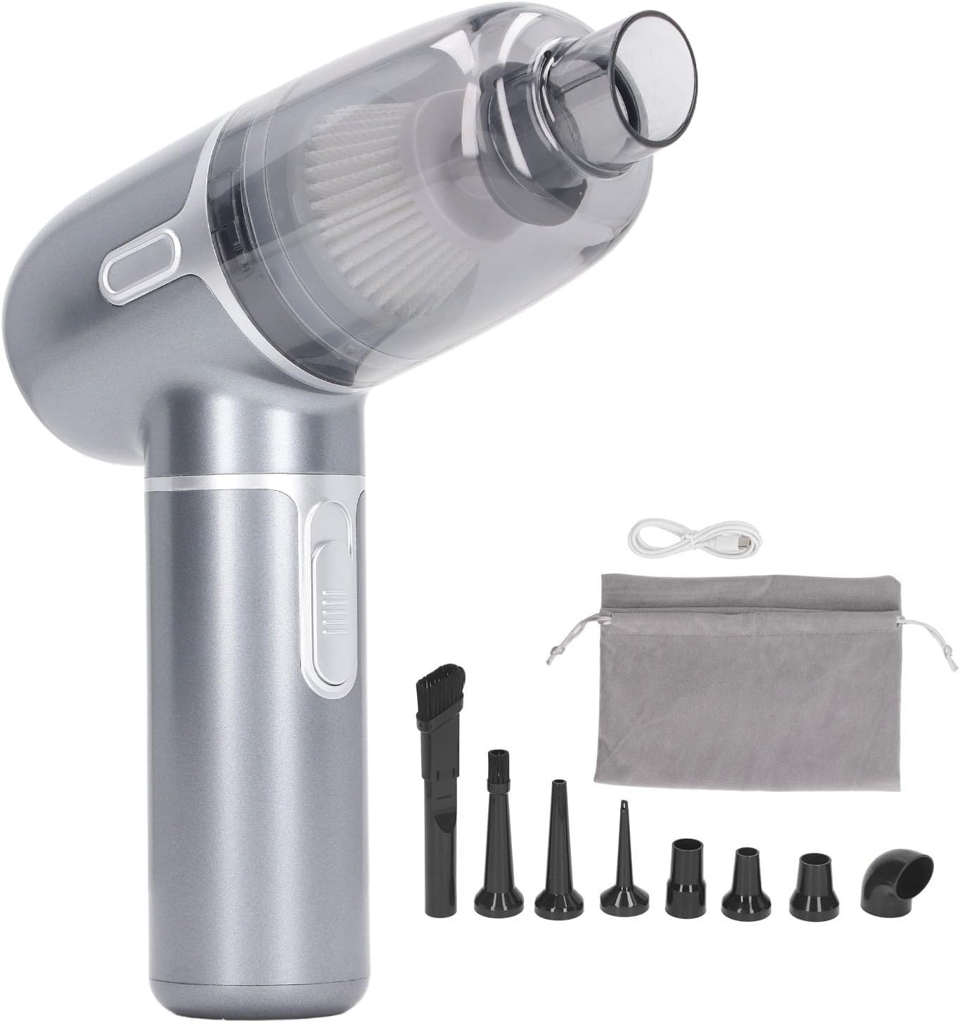 Mini Vacuum Cleaner Cordless Handheld Portable 3 Level Adjustable Industrial Grade Multifunctional for Car Interior Household Blinds Sofas Cleaning