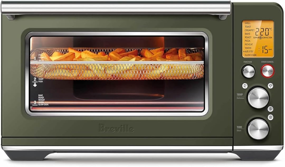 Breville BOV860OLT Smart Oven Air Fryer and Convection Oven, Olive Tapenade