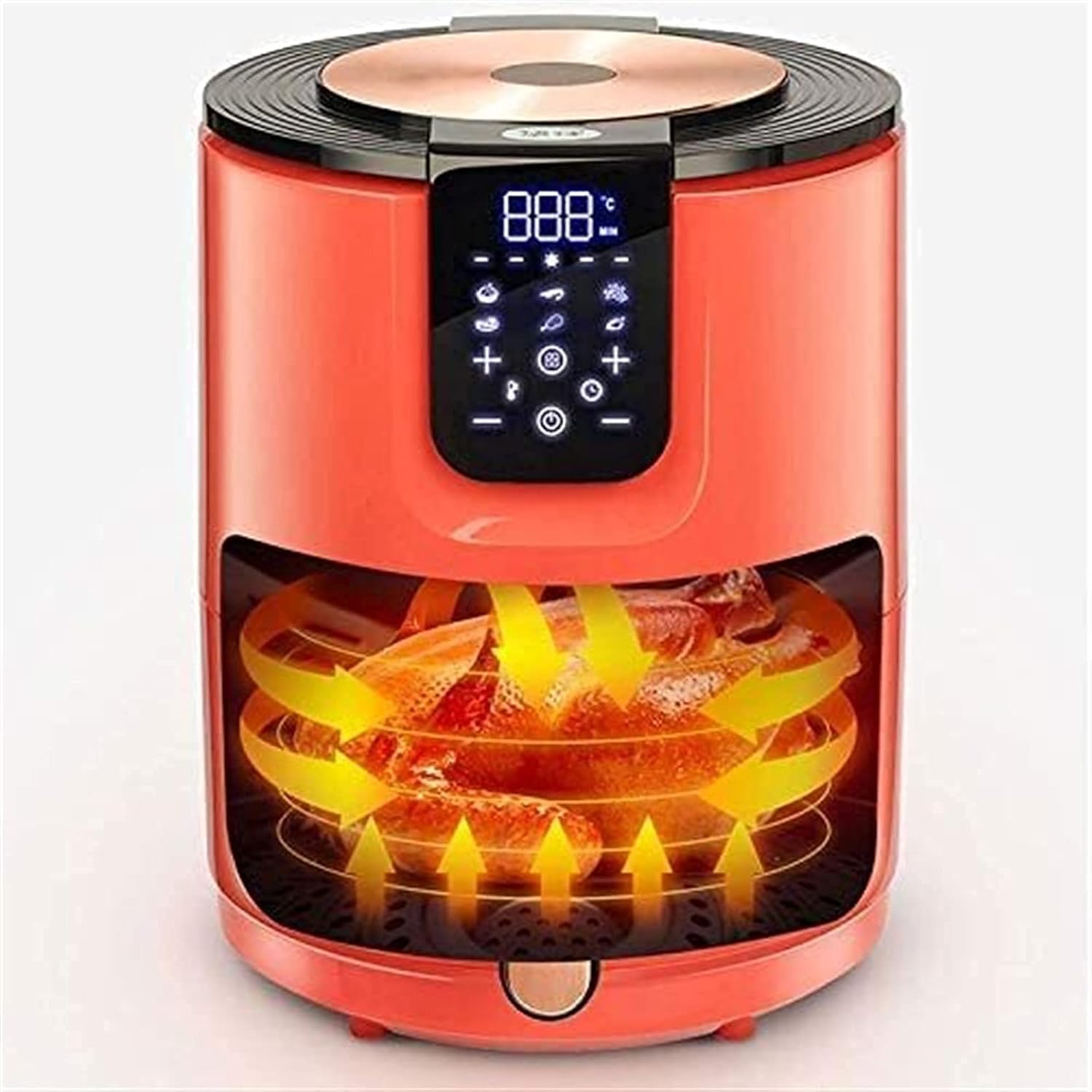 oven mini oven air fryer oven Small Air Fryer, Air Fryer for Home Use 1400W Power Air Fryer Digital Led Touch Screen Timer Temperature Control Electric Deep Fryer Air Fryer Kitchen Tools Small Air F