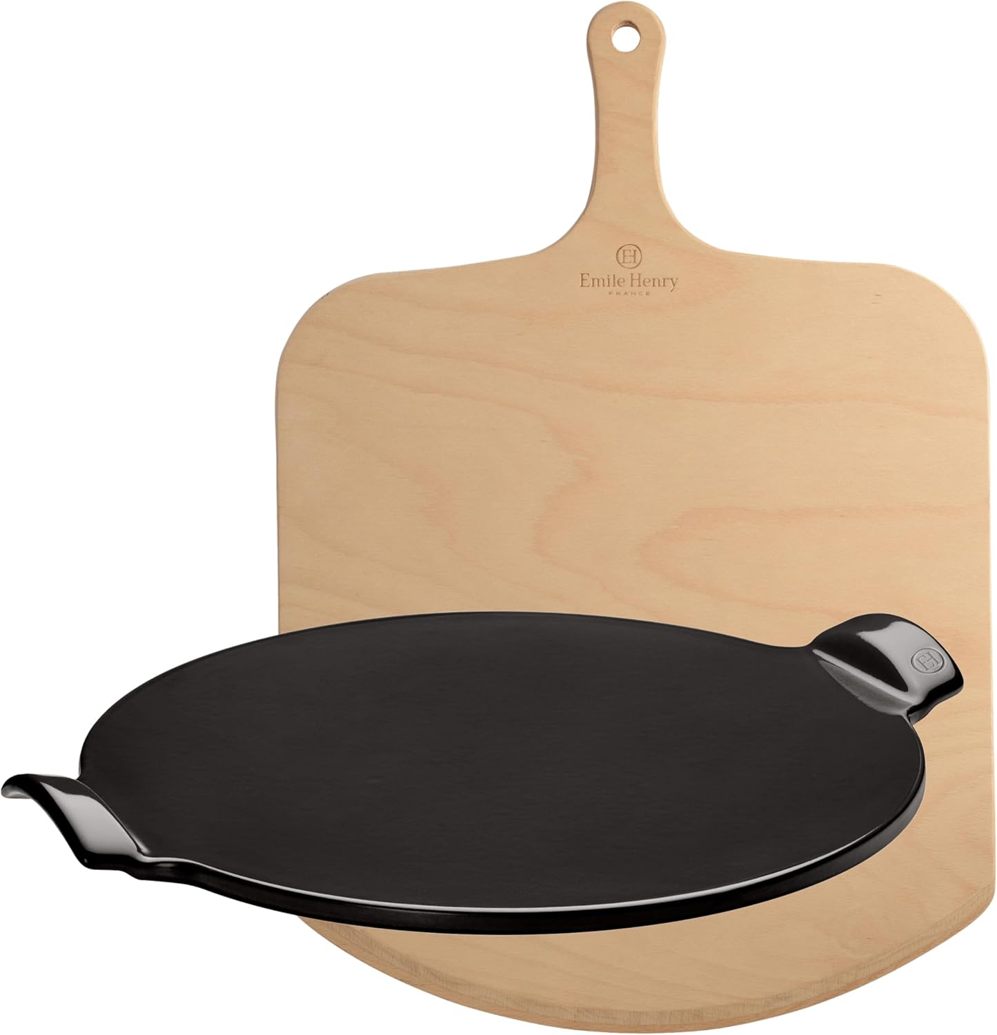 Emile Henry 2-Piece Pizza Set | Charcoal