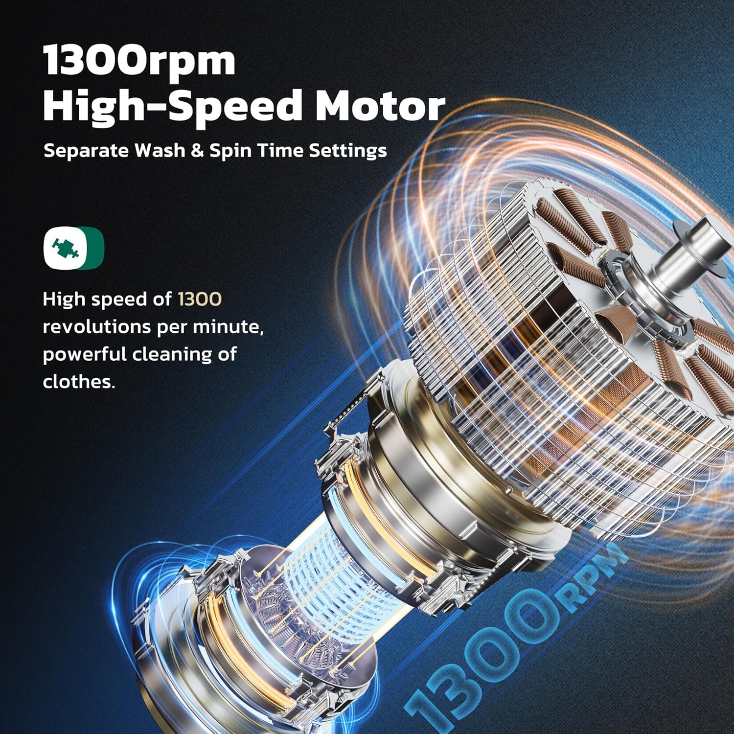 Greenvelly Portable Washing Machine, 16lbs Portable Washer and Dryer Combo with Drain Pump, 2 In 1 Mini Compact Twin Tub Laundry Washine for Camping, Apartments, Dorms, RV (Grey)