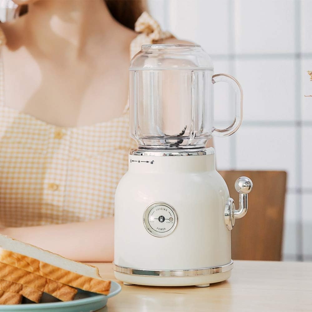 Juice Blender Retro Fruit Juicer Baby Food Milkshake Mixer Multifunction Juice Maker Machine Portable Fruit Blender