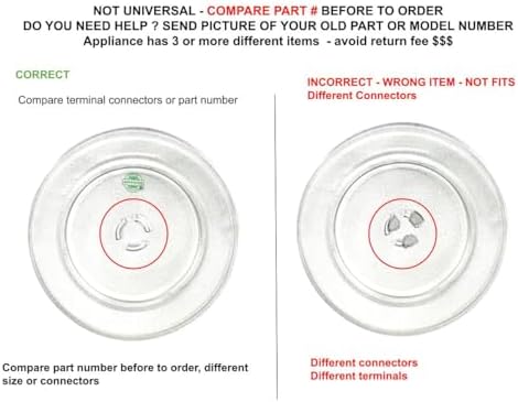 EAP11723131 PS11723131 AP5985081 CKD985081X compatible with Kitchenaid Microwave Cooking Tray fits old number EAP11723131 PS11723131 AP5985081