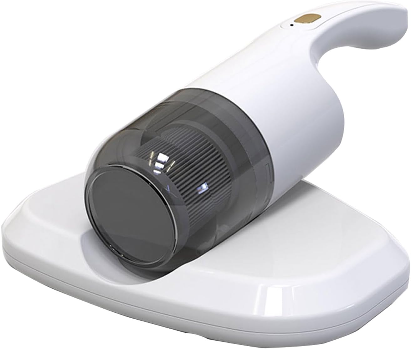 350W Powerful Suction Handheld Vacuum Cleaner Portable Bed Vacuum Cleaner, Cordless Vacuum Cleaner for Car Seat Crevices Pillows,Bedding, Sofa, Other Fabric Surfaces (White)