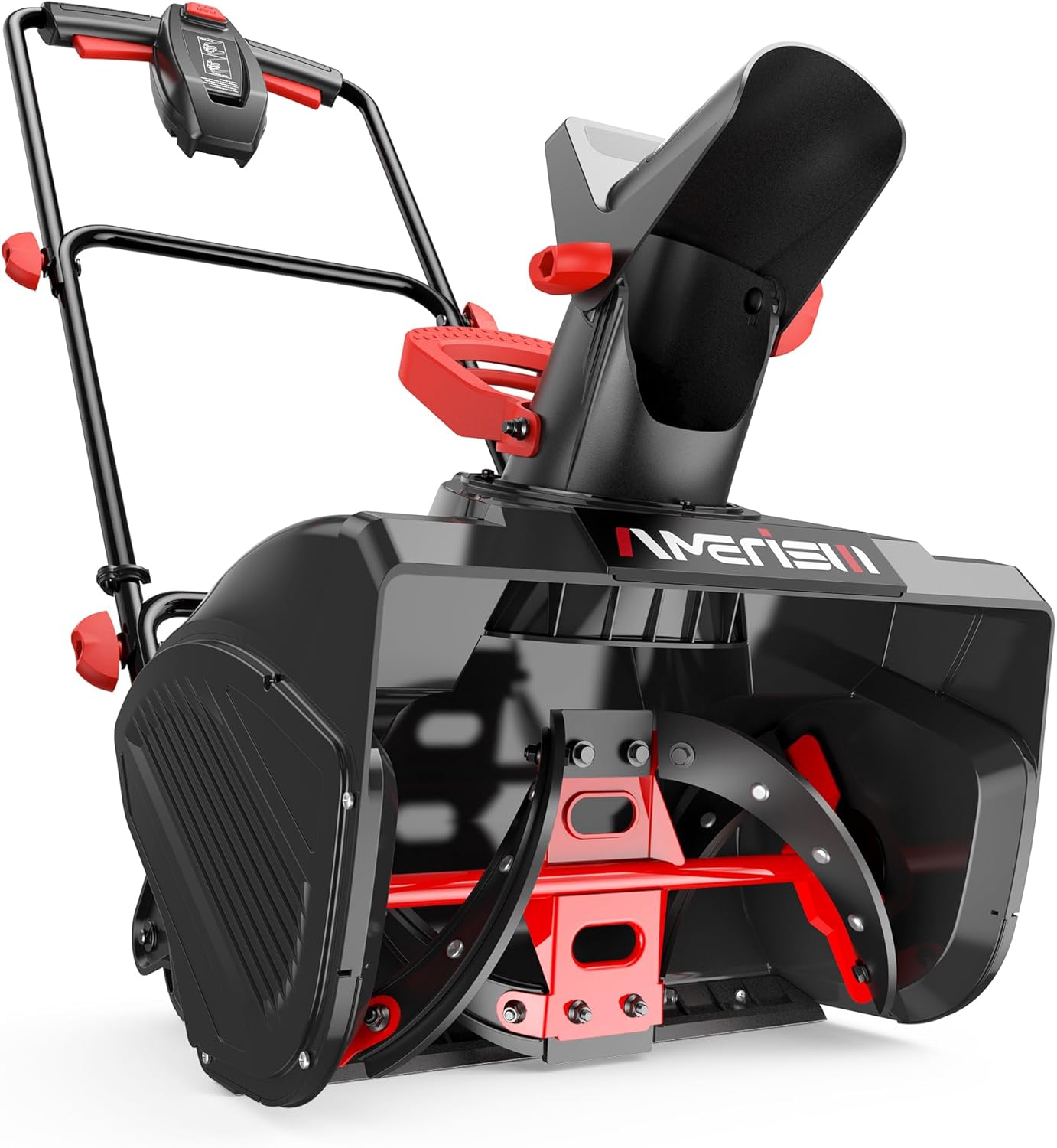 18-Inch Electric Snow Blower, 30 FT Throw Distance, 15-Amp Corded Snow Thrower, 2200 RPM Motor, Lightweight Snow Removal Machine for Driveway, Sidewalk, Patio & Small Yard