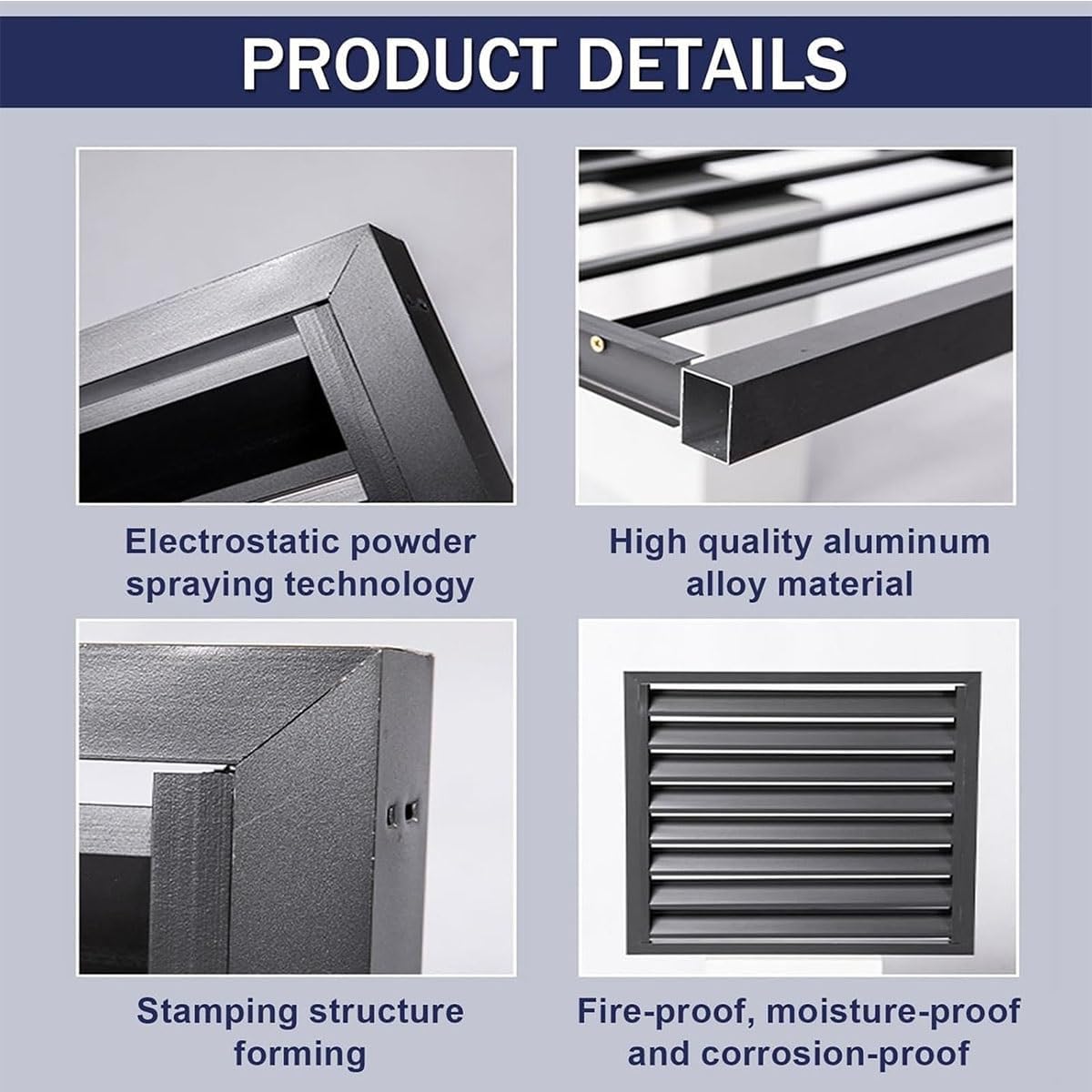 Air Conditioner Fence Air Conditioner Covers for Outside Units, All Weather Anti Theft AC Aluminum Condenser Protective Cover(White,110cm)