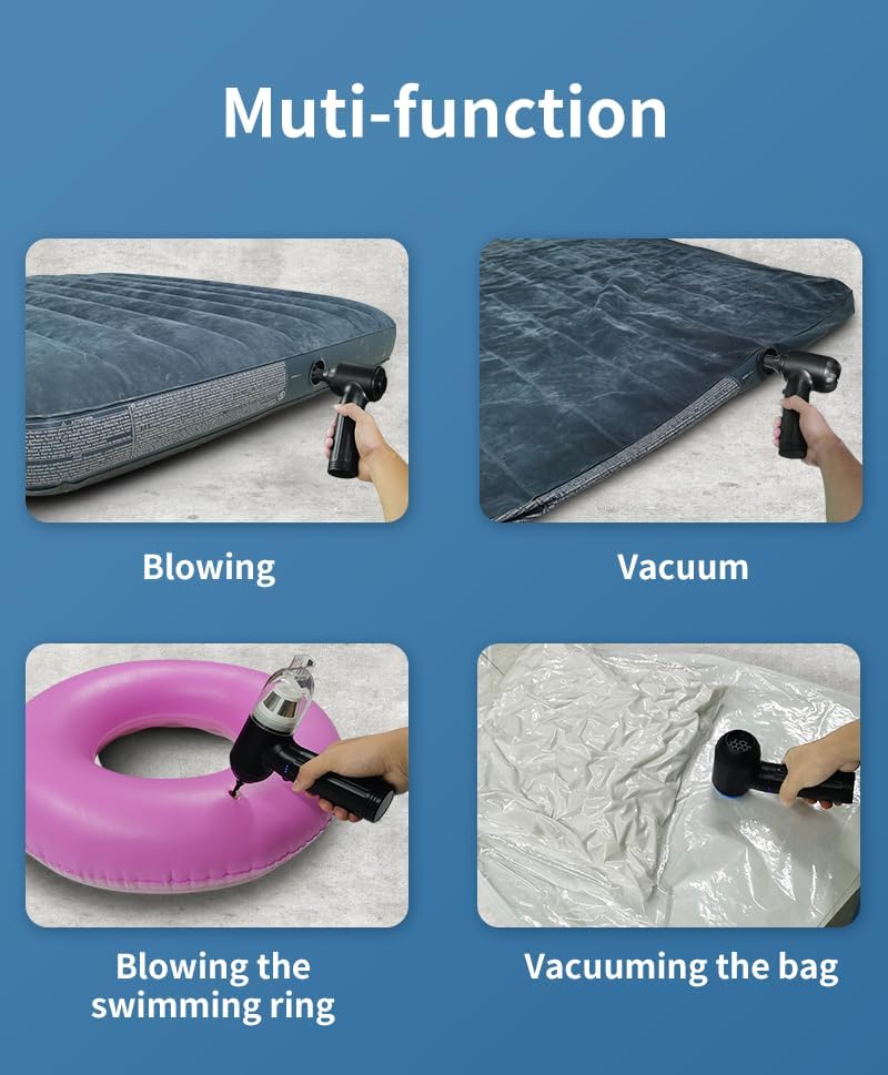 2-in-1 vacuum cleaner with 14KPa suction capacity of 2000mAh, battery capacity for 2.5 hours of charging, 15-30 minutes of use, adjustable in 3 levels, suitable for multi-functional scenarios