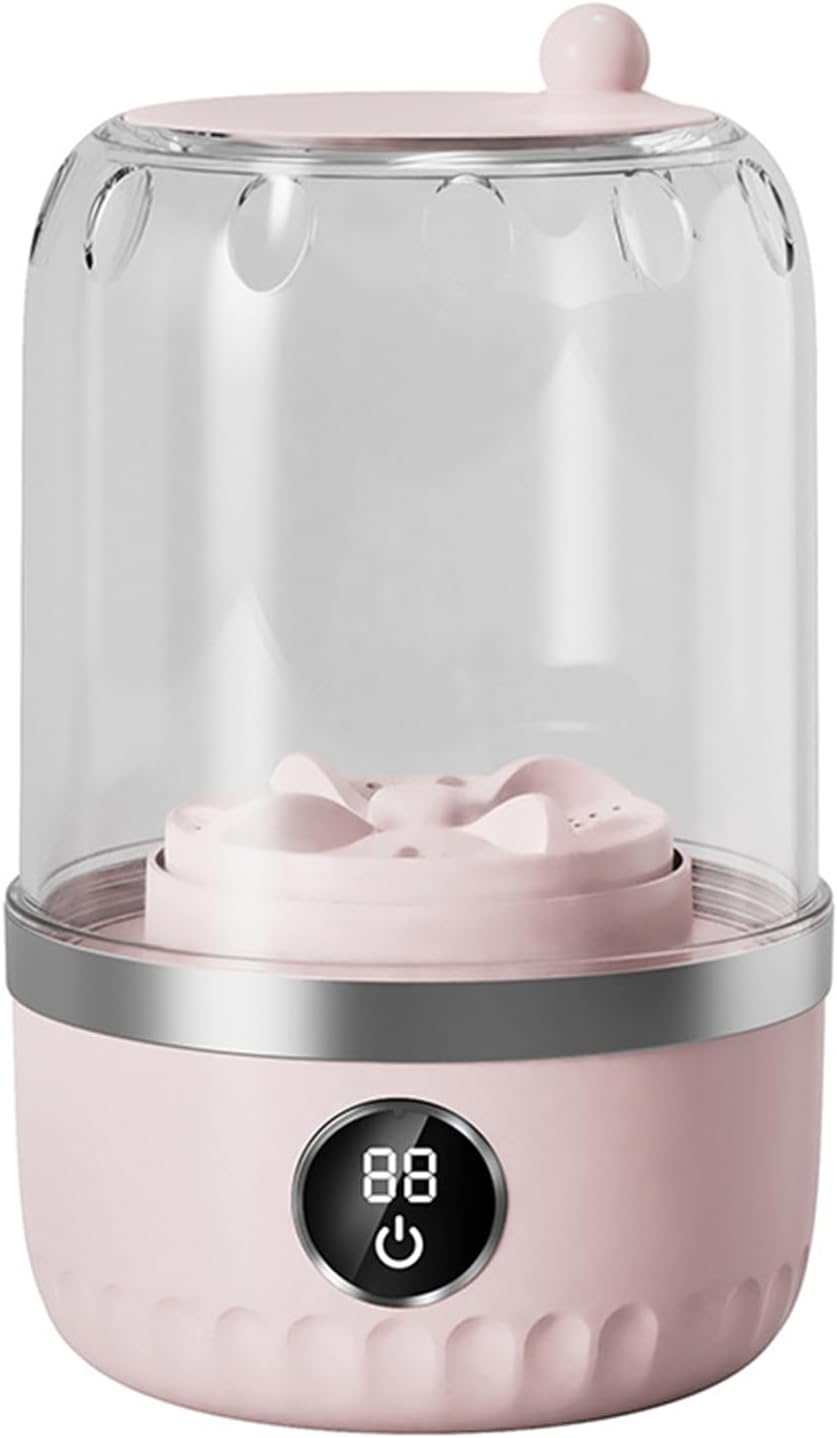 Underwear Washer, Portable Rechargeable Mini Washing Machine for Underwear, Cordless Small Laundry Machine for Underwears Socks, Mini Design for Apartment Camping Travel