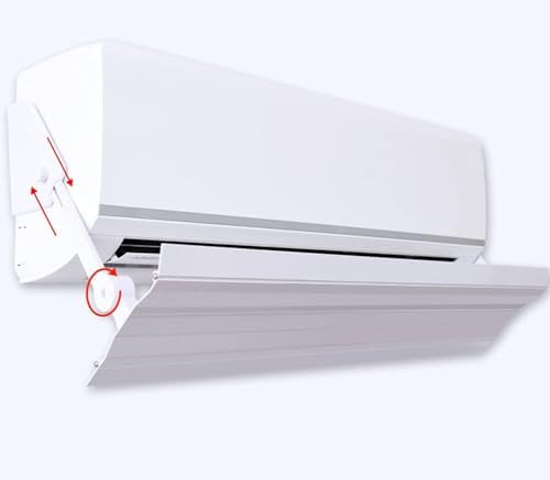 Single-Wing Air Conditioner Wind Deflector, On-Hook Air Conditioner Wind Deflector Multi-Angle Freely Adjustable Wind Deflector