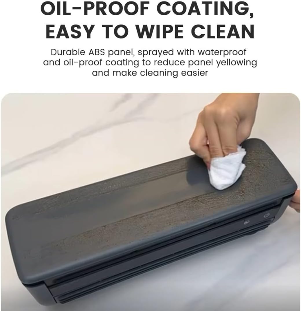 Portable Cooling Air Conditioning Fan, Wireless Charging Air Conditioner, No Drilling Kitchen Wall Airs Conditioner Fan, Wall Mounted Fans, Releases Ice Mist Particles, for Kitchen Bedroom (Black)