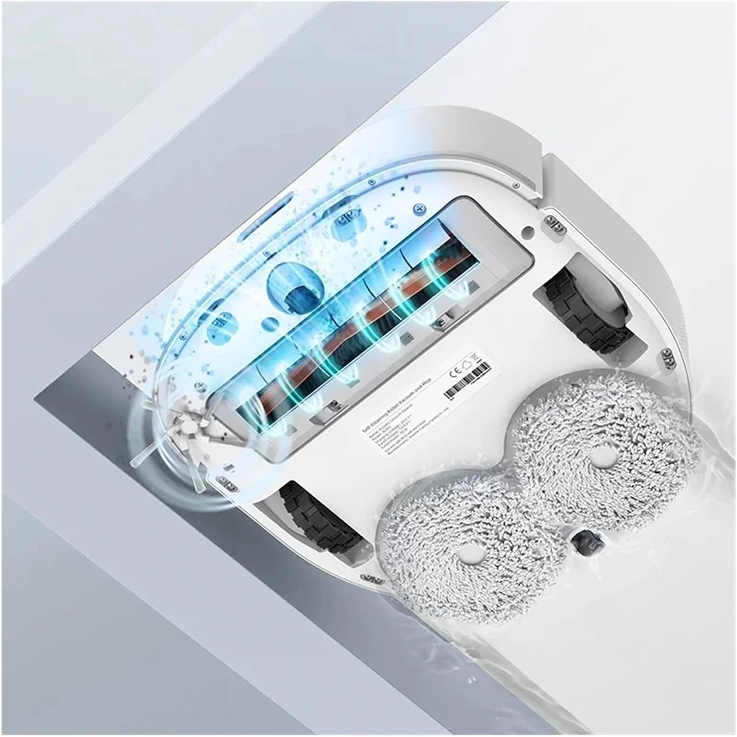 Compatible with Dreame Bot W10 / W10 PRO Accessories Robot Vacuum Cleaner HEPA Filter Main Side Brush Mop Cloth Pad Replacement Parts(Brown)