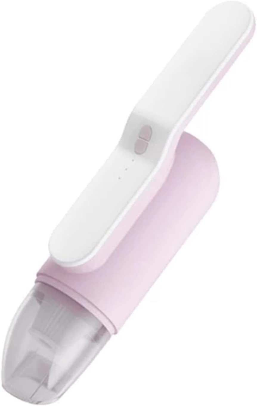 13000PA Car Vacuum Cleaner Wireless Charging Handheld Mini Vacuum Cleaner Portable Multifunction Vacuum Cleaner for Home Office,Pink