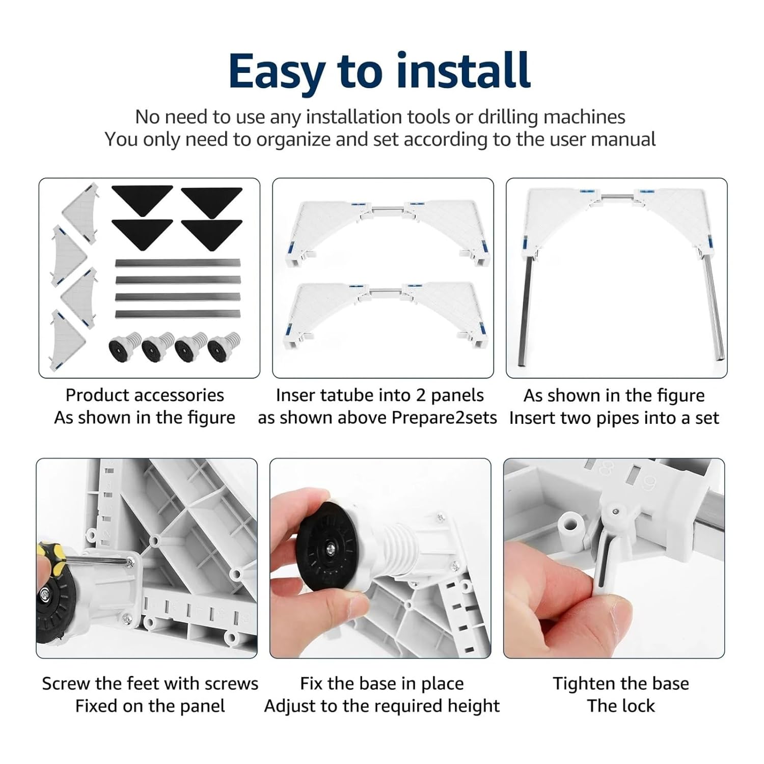 Washing Machine Stand Anti Vibration Feet Pads Movable Appliance Stand Laundry Pedestal Washing Machine Base Furniture Pad