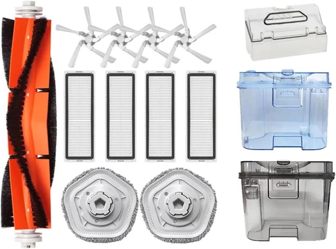 AgaShi Self-Cleaning Robot Vacuum and Mop Cleaner Spare Parts Accessories Washable Hepa Filter Replacement，Compatible for Dreame Bot W10 W10pro (Color : As shown-05)