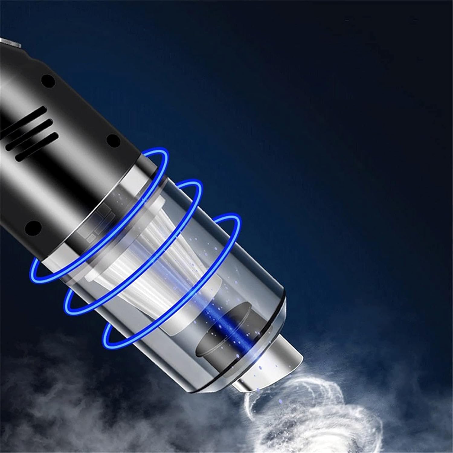 Vacuum Cleaner Handheld Car Vacuum Cleaner for Home Portable Vacuum Cleaner for Car Dry Cleaning (Color : Black)