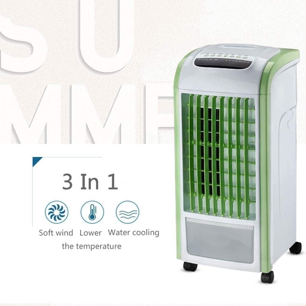 3-in-1 Portable Air Cooler, Evaporative Air Conditioner, Humidifier & Air Purifier with Remote Control, 4L Water Tank for Home Office, Quiet & Efficient