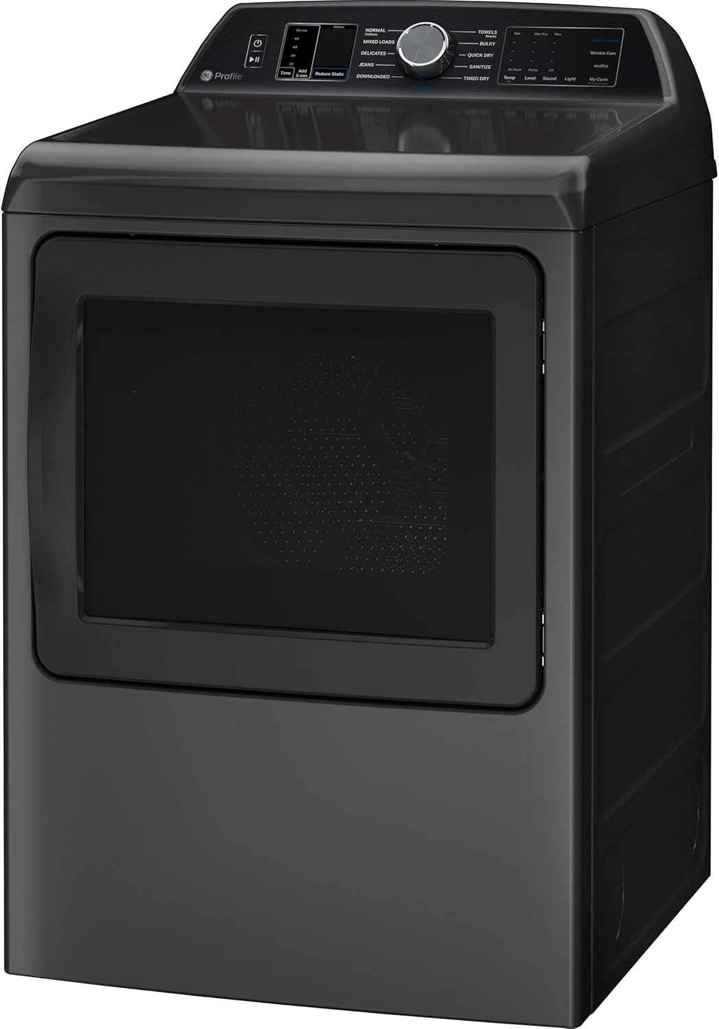 GE PTD70GBPTDG aluminized Alloy Drum Gas Dryer, Diamond Gray