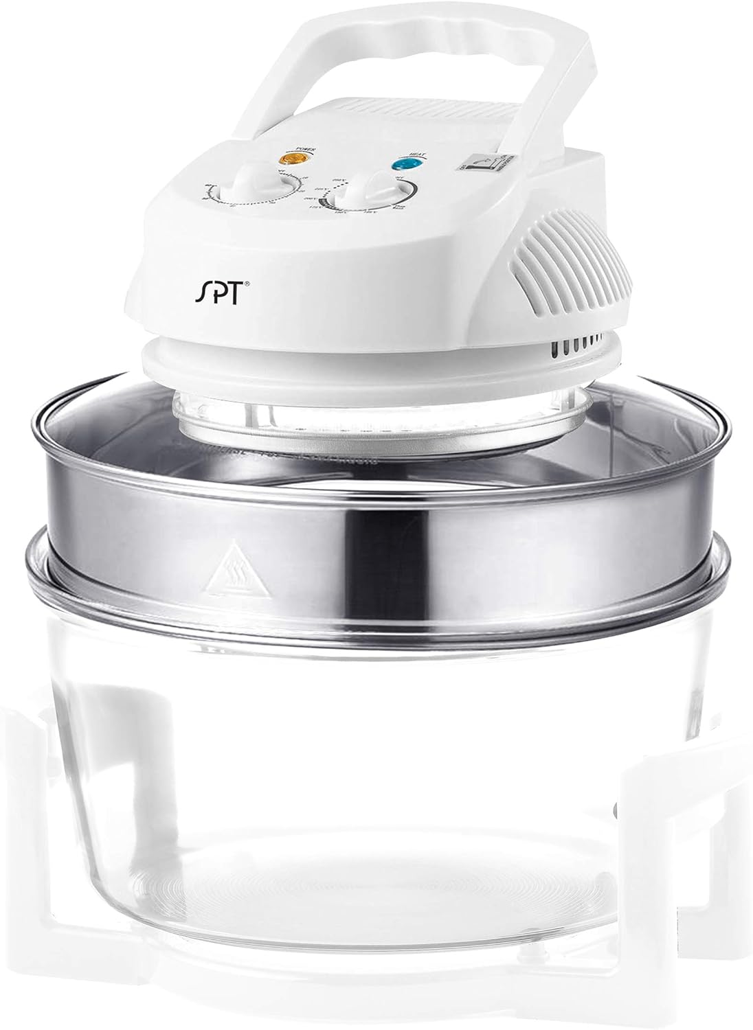 SPT SO-2004A: Super Turbo Oven with Extender Ring, white, 12 liters