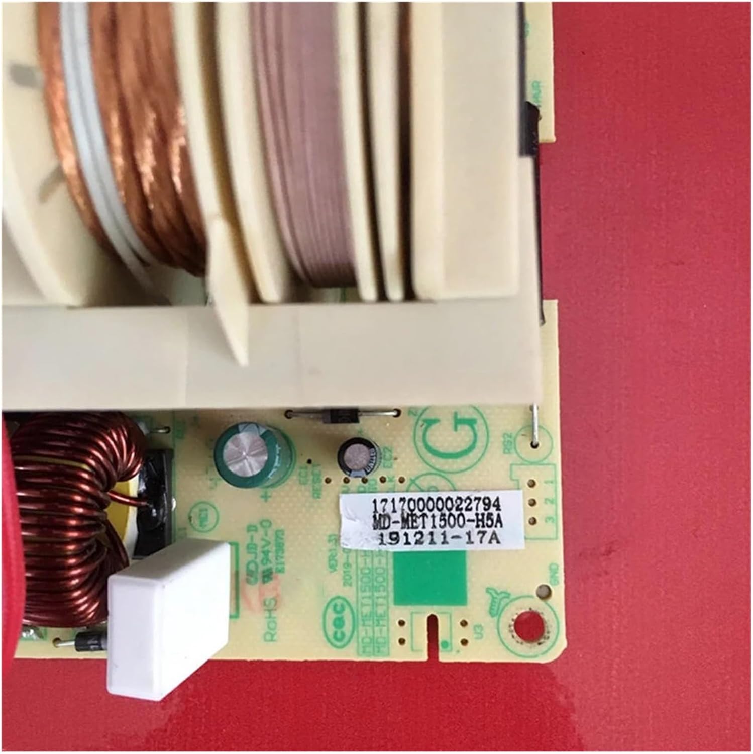 Inverter Microwave OvenReplacement Frequency Conversion Motherboard High Voltage Board，Compatible For Midea， X3-233A MD-MET1500-H5