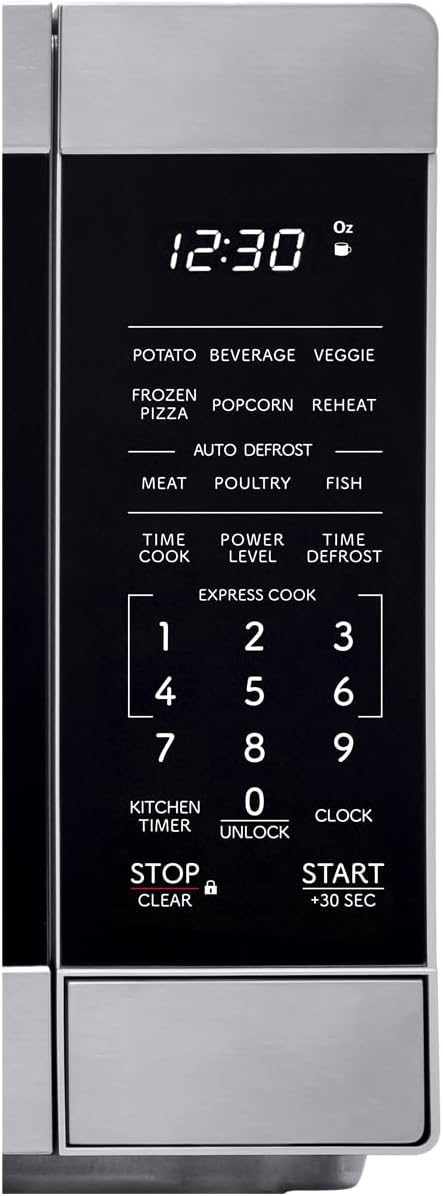 SHARP Compact Countertop Microwave Oven with Removable 10