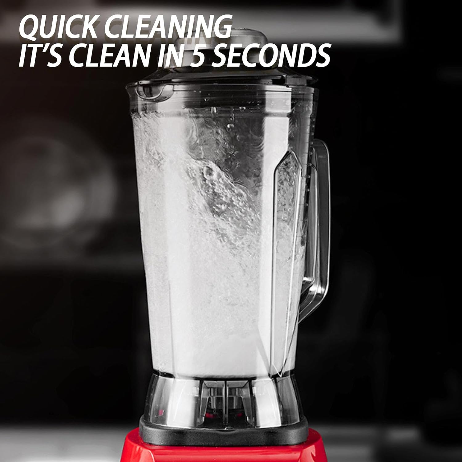 Countertop Blender, Soy Milk Maker, Smoothie Maker, Commercial 5.5L, 2200W Heavy Duty with 9-Speed Control, Ideal for Breakfast Cafes, Juice Bars, Restaurants