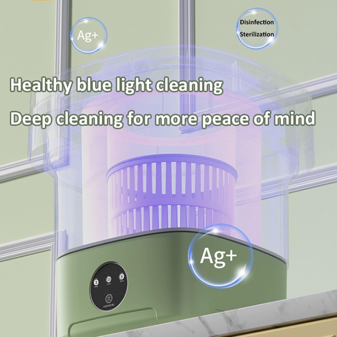 Portable Camping Washing Machine Foldable Mini Washer Small Washing Machine for Apartment Traveling Laundry Camping Underwear Baby Clothes(16L(20x29cm/8x11.4in))